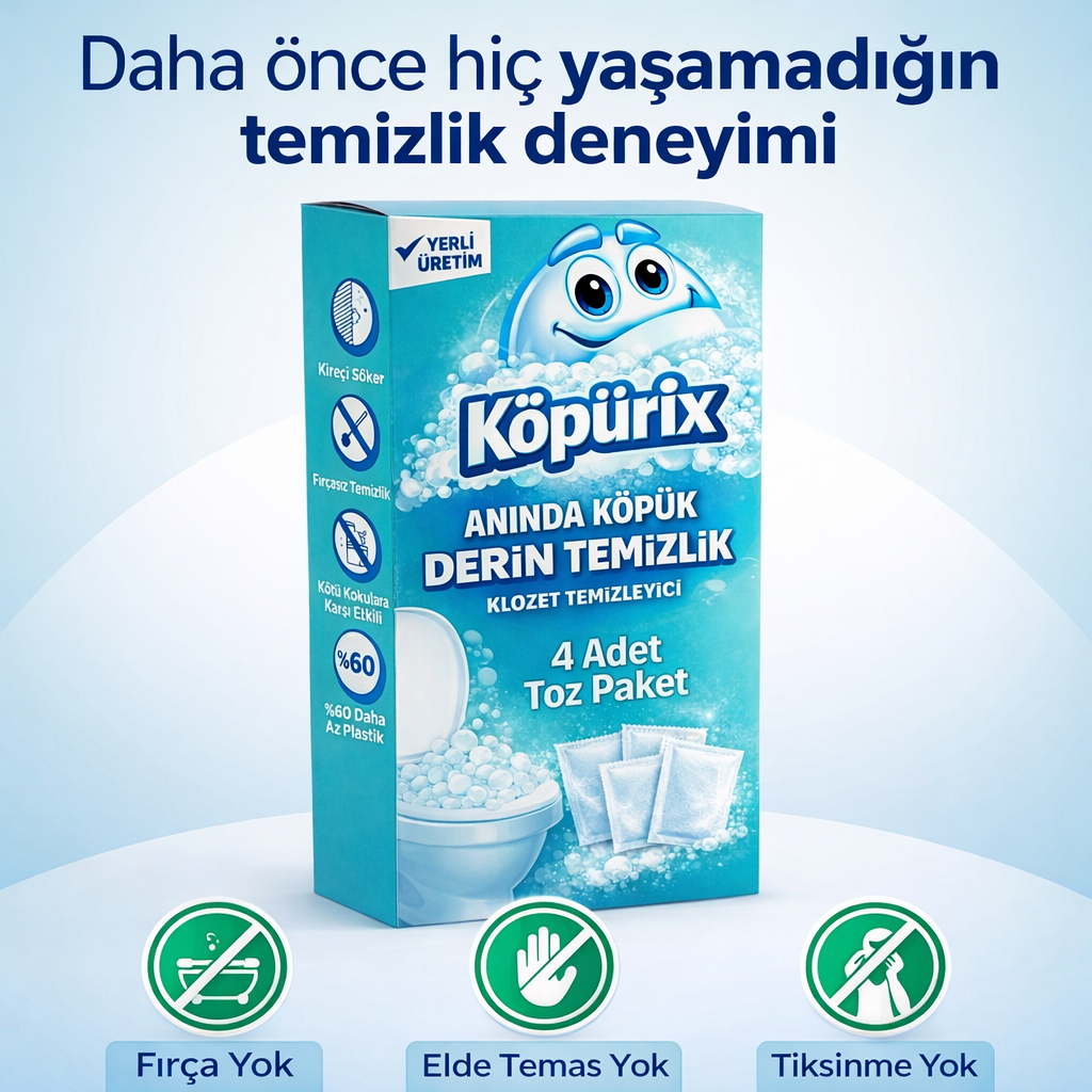 Fırçalamaya Gerek Yok – Köpürix Dök, Köpürsün Temizlesin