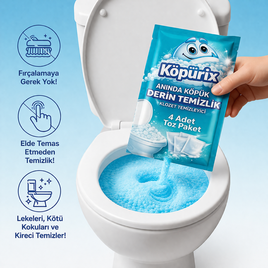 Fırçalamaya Gerek Yok – Köpürix Dök, Köpürsün Temizlesin