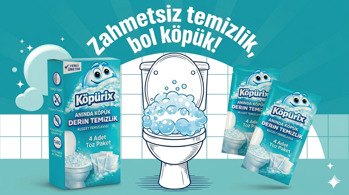 Fırçalamaya Gerek Yok – Köpürix Dök, Köpürsün Temizlesin