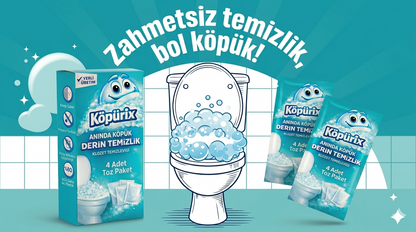 Fırçalamaya Gerek Yok – Köpürix Dök, Köpürsün Temizlesin